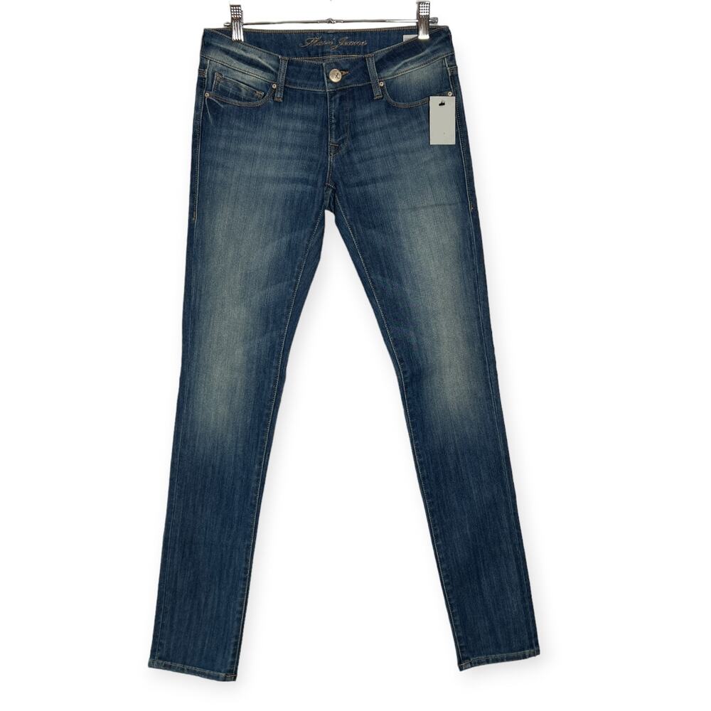 NWT MAVI SERENA Low-Rise Super Skinny Jeans SIZE 27 x 32 Blue Denim NEW